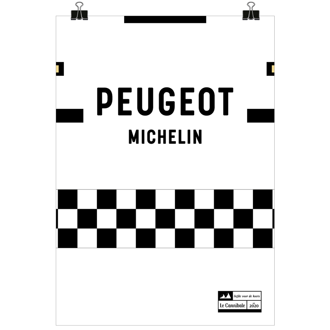 Poster wielrennen - Peugeot