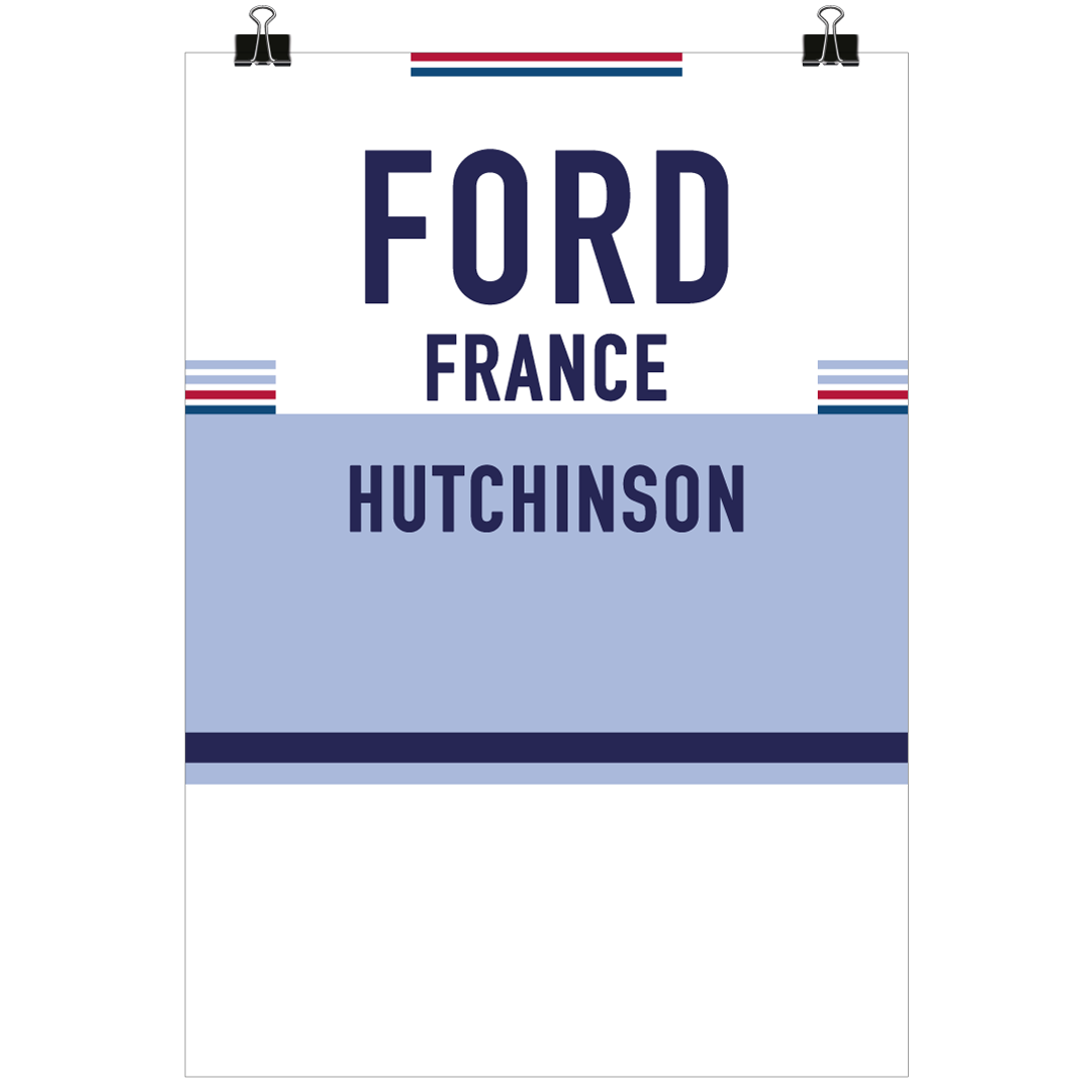 Wielerposter - Ford Hutchinson